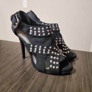 George suede studded heels size 8.5